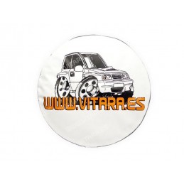 Funda de lona blanca rueda...