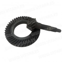 Conjunto Apareado Corona y Piñon relacion 43:10 trasero