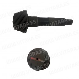 Conjunto Apareado Corona y Piñon relacion 43:10 trasero